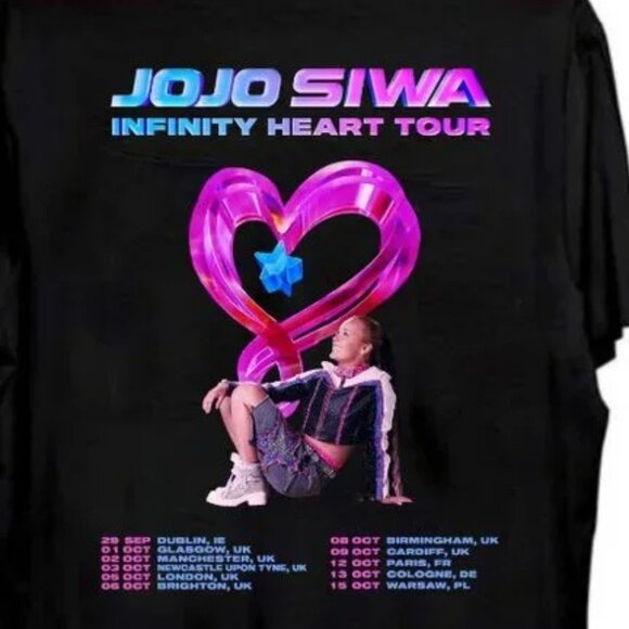 Infinity Heart Tour Shirt – JoJo Siwa Inspired Concert Tee Colorful Pop Music 91 - Picture 2 of 5